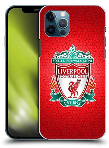 Head Case Designs Officially Licensed Liverpool Football Club Red Pixel 1 Crest 2 Hard Back Case Compatible With Apple iPhone 12 / iPhone 12 Pro