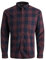 Jack & Jones Men's Gingham Chequered Shirt, Port Royale/Fit: slim fit, XS