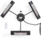 VASNER Umbrella X30 - Infrarot Heizstrahler für den Gastro- & Sonnenschirm, 3000 Watt, Infrarotstrahler für Terrasse, Garten & Außenbereich (Ø 40-80 mm, Schwarz)