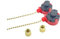 2Pcs Pull Chain Switch 3 Speed 4 Wire Replacement ZE-268S6 for Ceiling Fan Lamp Light Red