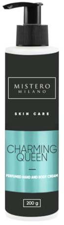 Mistero Milano Parfümiert - Handcreme frauen - Handpflege - Feuchtigkeitscreme - Handcreme Rissige Hände – Charming Queen 200g
