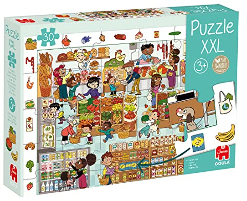 Goula - Puzzle XXL Markt - XXL-Puzzle für Kinder - ab 3 Jahren