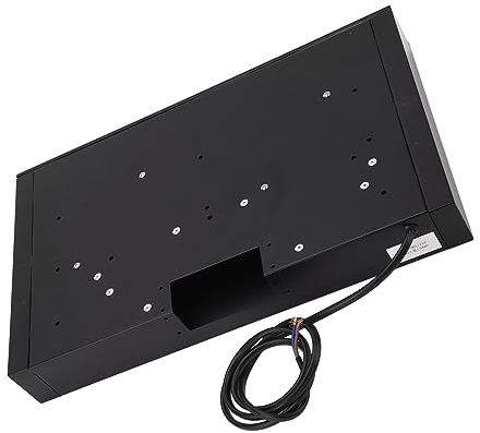 Bewinner 12V Dunstabzugshaube 3 Geschwindigkeiten Einstellbar mit Touch-Screen LED-Licht, Schwarz, Wandmontage, Dunstabzugshaube