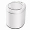 SBCWH Fully Automatic Portable Washing Machine, Mini Foldable Washer and Spin Dryer, Ultrasonic Turbine Wash, for Apartments, Dormitories, Camping, RV, Blue Light (Color : Bianco)