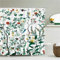 Syiboo Duschvorhang Farbige Blumen 90x90cm Duschvorhäng Anti Schimmel,Wasserabweisend Stoff Duschrollo Waschbar,3D Draussen Bad Vorhang Schnell Trocknend,Badewanne Badezimmer Decor Vorhänge