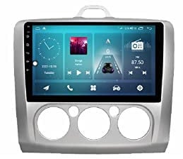 Android 11 Double Din Car Stereo Head unit For Ford Focus 2 3 Mk2 Mk3 2004-2011 9 Inch Touchscreen Bluetooth Car Stereo with USB Support Mirror Link/SWC Reverse Camera ( Color : P6 8-Core 8G 128G )