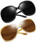 Joopin Übergroße Sonnenbrille Damen Braun und Schwarze Damen Sonnenbrille Polarisiert UV400 Klassisch Vintage Brille Trendy Oversized für Fahren Angeln und Reisen (Schwarz und Champainbraun)