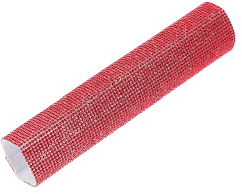 Generic Universal Wireless Microphone Glitter Cover Red Sparkling Sleeve for Handheld Mics Decorative Protector Bling Finish Suitable for Events and Performances