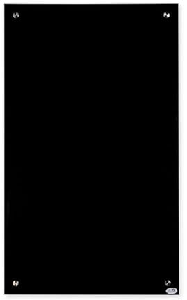Könighaus Glas Infrarotheizung 300 Watt - Thermostat | Farbe: Schwarz, 3-8 m², Glasoberfläche, hochwertige Elektroheizung