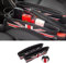 Duleutgnu 2 stücke Autositz Gap Anti-Leck Tasche Aufbewahrungsbox Für Cooper Countryman Clubman R55 R56 R57 R58 R59 R60 R61 Auto Zubehör (2 Stück Schwarz)