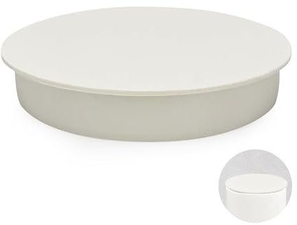Lüftungsrohr Abdeckung für Muffenstopfen DN 100-110mm - Rohr Deckel 100-110mm, Rohrabdeckung Deckel, PVC Abdeckkappe Abwasserrohr Deckel Endkapp, Rohrstopfen Rohrverschlussstopfen für Drainagerohre