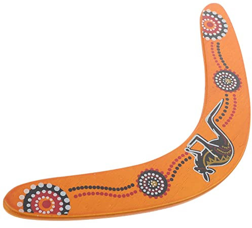 Toddmomy 1 Bumerang für Kinder, handgefertigter Bumerang aus Holz in V-Form, zurückkehrender für Anfänger und Kinder, lustiges Outdoor-Spiel