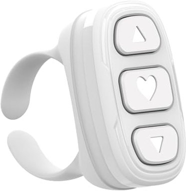 Anello per telecomando a punta di dito: dispositivo di controllo intelligente innovativo, tecnologia indossabile | Anello remoto wireless con punta delle dita, comodo gadget per dispositivi intelligen