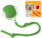 Donubiiu Pfotenstern Magic Ball, Interaktiver Spielball Pfotenstern, Magic Ball Hund, Elektrisch Interaktiver Hundespielzeug Kauzauberball mit Schwanz, für Katzen und Hunde (Grün)