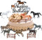 Pferde Tortendeko,Pferde Geburtstagsdeko,15Pcs Pferde Torten Deko Junge,Kinder küchendeko Pferde,Ku chen Decoration Pferde Torte Topper,Tortenaufleger,Cupcake Topper Geburtstag Für Kinder.