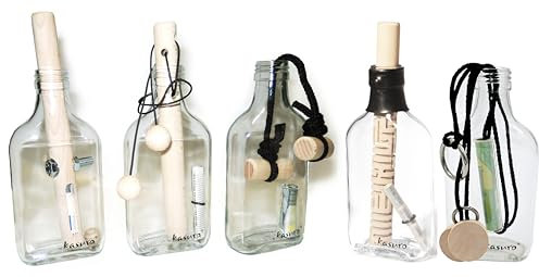 kasuro Flaschensafe 5er-Set: Schraube, Schlinge, Ringe, Knoten, Labyrinth | Geldgeschenke Verpackung | Dein Geldgeschenk für Weihnachten Hochzeit, Jugendweihe, Geburtstag ...