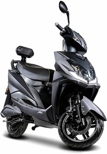 E-Motorrad Falcon Max Range E-Roller 45 km/h, Bis 100 km Reichweite, herausnehmbarer 72V/30AhLithium-Akku, Elektro Roller, Motorrad