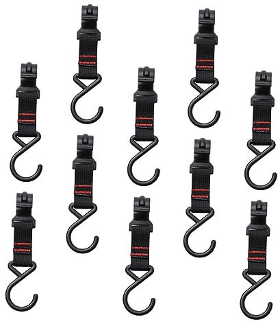 BESPORTBLE 10stücke Outdoor-campinghaken Halterung Für Kleidung Taschen Kochgeschirr Fahnen Dekorationen Sicherer Stauraum Für Campingausrüstung