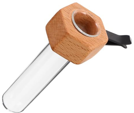 PartyKindom Auto-Blumenarrangeur Auto zubehör Autos Diffusor einmachgläser Dekoration Entlüftungsclip für Auto-Blumenvasen Auto-Vasen-Blumenhalter Lüftungsclips Auto Blumenvase Glas