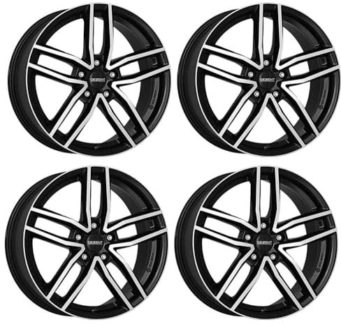 4x Dezent Felgen TR dark 6.5Jx16 ET48 5x112 kompatibel mit Mercedes Benz A B C CLA A B