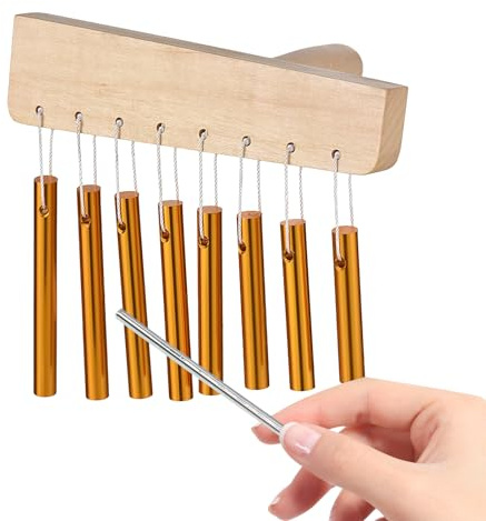 Percussion Meditation Glockenspiel Einreihiges Klangspiel HandPercussion Instrumente Klanginstrumente für Erwachsene Frauen Männer Anfänger