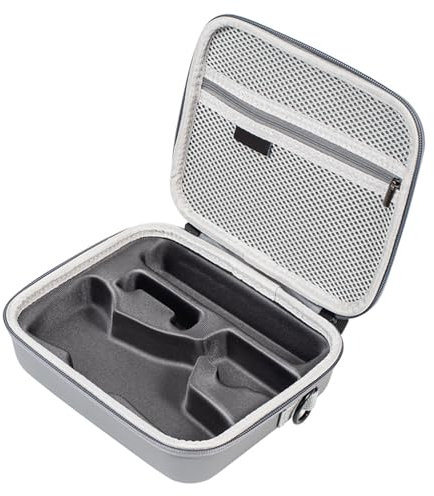 DJI Osmo Mobile 6 Tasche, Tragbare Aufbewahrung, PU Umhängetasche Aufbewahrung, Schutztasche, Robuste Umhängetasche Reisetasche für Mobile Gimbal (Dunkelgrau)