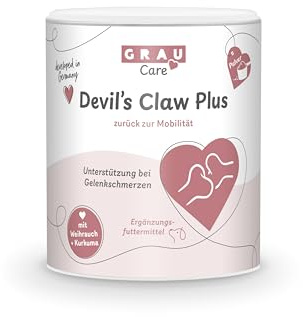 GRAU - Devil's Claw Plus, 1er Pack (1 x 250g), Ergänzungsfuttermittel für Hunde