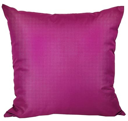 JACK 45x45cm Outdoor Lounge Kissen Dekokissen inkl. XXL-Füllung Wasserabweisend Sitzkissen Garten Stuhl Lotus Effekt, Farbe:Beere