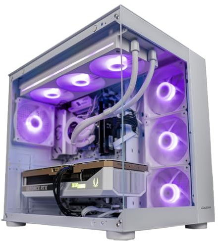 EGEMONE VS6 EVO - Pc gaming Ryzen 7 7800X3D, Rtx 5070 12Gb White, Ram 32Gb DDr5 6000 Mhz, Ssd NVMe 1000Gb, Dissipatore a liquido 360mm, Windows 11 Pro, Pc desktop gaming, fino a 5,00 ghz