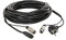 PD Connex Câble Audio Combiné Cordon Secteur - XLR F/IEC F - XLR M - 20m - Idéal pour Relier vos Enceintes de Sonorisation