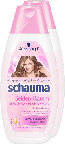 Schauma Seiden-Kamm Shampoo 2er Pack (2 x 400 ml)
