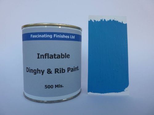 1 x 500ml Mid Blue Anti Slip Inflatable Dinghy Paint