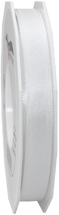 Präsent - EUROPA Geschenkband - weiss - 50-m-Rolle 15 mm