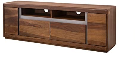 Massivmoebel24.de TV-Board Sheesham Palisander #143 Sydney modern lackiert