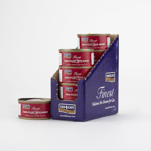 Fish4Cats Finest - Tuna Fillet with Prawn - 10 x 70g