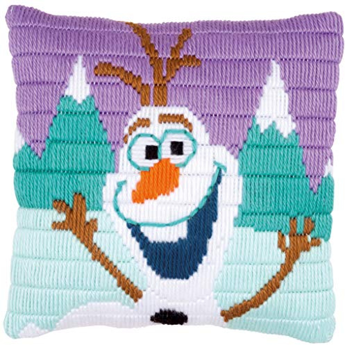 Langer Stich Kit: Disney: Kissen: Frozen Olaf