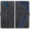 MOBESV Coque pour Honor 7X, Housse en Cuir Magnétique Fonction Stand Étui pour Honor 7X, Élégant Noir