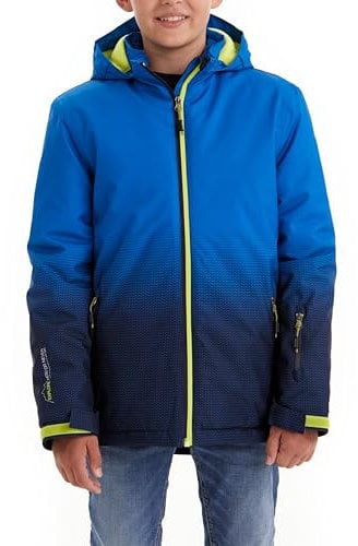 Killtec Jungen Lynge Bys Jckt Funktionsjacke Mit Kapuze Und Schneefang, Royal, 140 EU