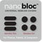 Eyebloc Nanobloc Universal Webcam Covers - Privacy Protection Accessory, No Residue Application - Dots and Bars, 7 Pieces