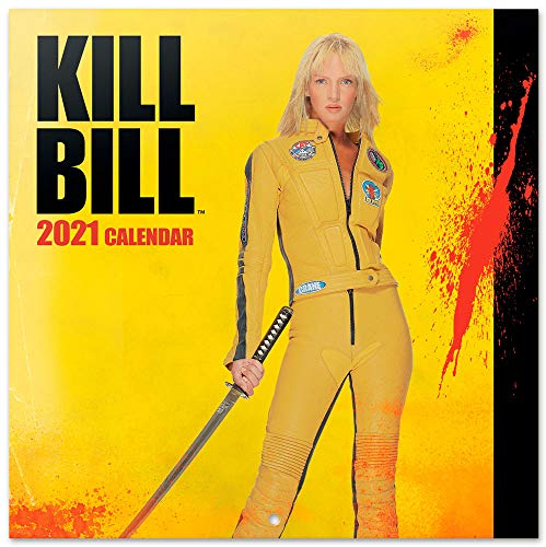 Grupo Erik Wandkalender Kill Bill - Kalender 2021 für 16 Monate, CP21076, gelb
