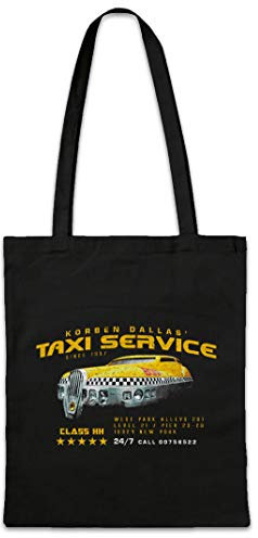 Urban Backwoods Korben Dallas Taxi Service Hipster Bag Beutel Stofftasche Einkaufstasche