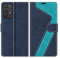 MOBESV Hülle für Samsung Galaxy A32 5G Handyhülle, Lederhülle mit Kartenfach, Klapphülle mit Ständer, Flip Case Handytasche Schutzhülle, Modisch Blau