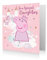 Offizielle Peppa Pig Geburtstagskarte für Tochter