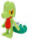Pokémon Kuscheltier Treecko Geckarbor 20 cm Plüschtier – Neue 2021 Plush - Offiziell Lizenziertes Spielzeug, BO39936, Mehrfarbig