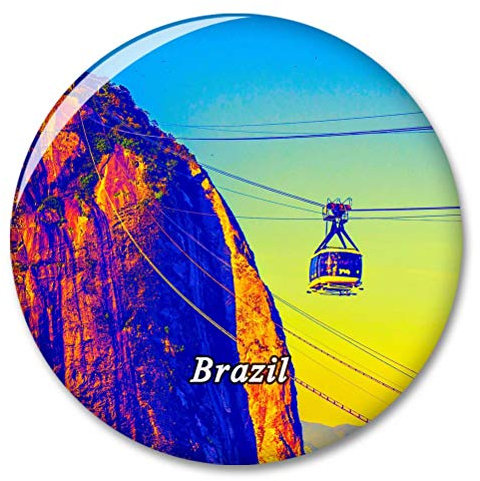 Brasilien Zuckerhut Berg Rio Kühlschrank Magnete Dekorative Magnet Flaschenöffner Tourist City Travel Souvenir Collection Geschenk Starker Kühlschrank Aufkleber
