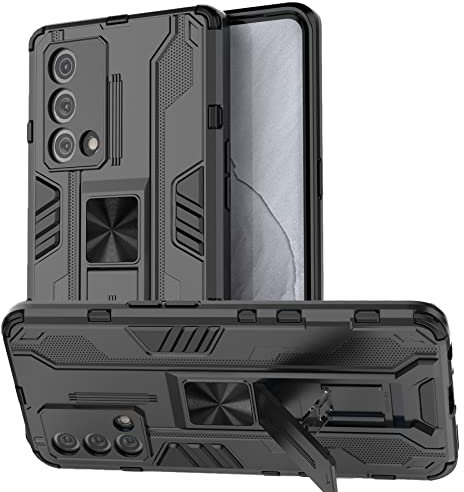 Tianyan Coque realme GT Master Edition,360 degrés Antichoc Housse [Couche Double PC Dur et TPU Silicone Armor Case] avec Support Protection Étui Coque pour realme GT Master Edition,Noir