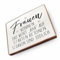 Kühlschrankmagnet mit Spruch - F - Handmade aus Buchenholz - Magnet für Kühlschrank Süß Witzig Lustig - Küchen Kühlschrank Deko 6.5cm x 5cm - Geschenk-Idee (Frauen können das Wort Aha)