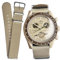 Uhrenarmband für Omega X Swatch Moonswatch, Speedmaster, 20 mm, Schnellverschluss, Gummi-Uhrenarmband, Ersatz (Khaki-Nylon, 20 mm)
