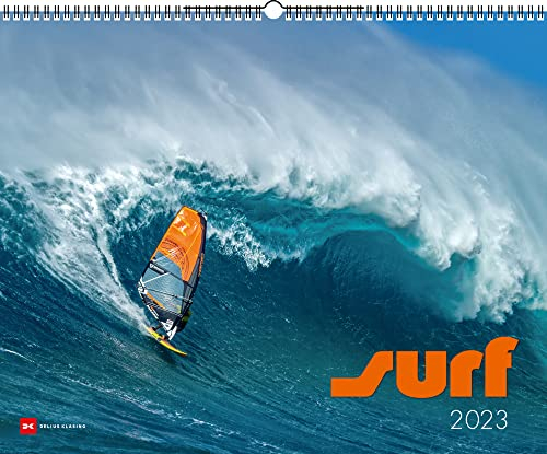 Surf - Kalender 2023 - Delius-Klasing-Verlag - Surfkalender - Wandkalender für Wassersportler - 56 cm x 45,5 cm