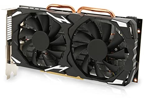 Gaming Graphics Card, RX 580 Graphics Card 8GB GDDR5 256bit Support 8K 16 PCI Express 3.0 2 Cooling Fans Gaming Graphics Card